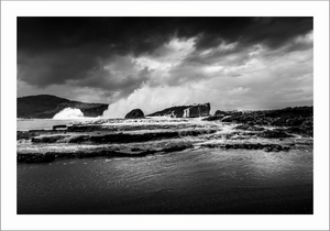 Beach in Black and White