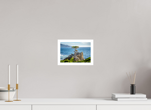 The Lone Cypress stands resilient against the ocean backdrop, capturing nature's strength and beauty.