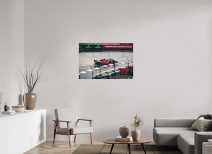 Ferrari in the Rain at Monaco