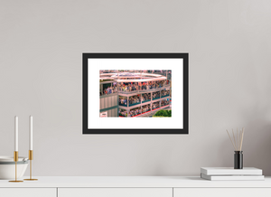 Elegant guests enjoy the exclusive VIP at Monaco GP hospitality area, overlooking the iconic start-finish line.