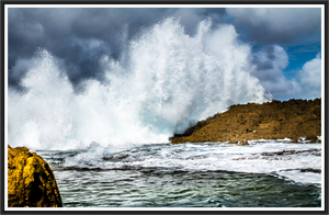 Massive Wave Crashes Ashore