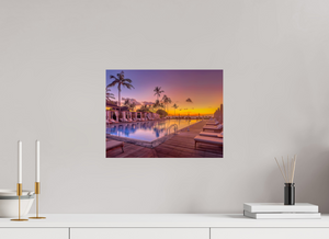 Relax at The Pool at the Four Seasons - Hualalai, where stunning sunsets meet Hawaiian tranquility.