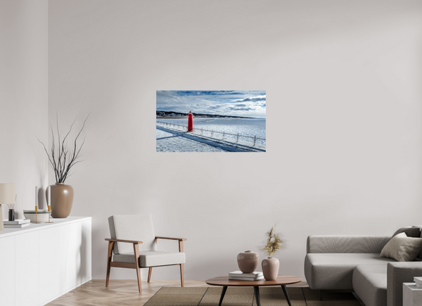 Grand Haven Lighthouse Surrounded by Winter