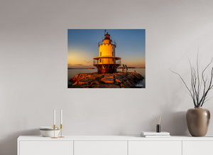 Golden Hour at Spring Point Ledge Lighthouse