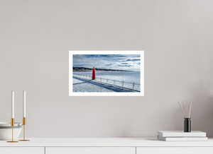Grand Haven Lighthouse Surrounded by Winter