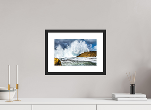 Massive Wave Crashes Ashore