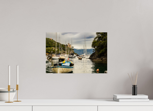 Old Boat in Portofino Harbor