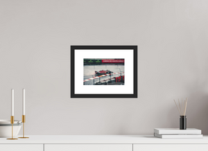 Ferrari in the Rain at Monaco