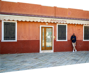 Relaxing at the Pizzeria