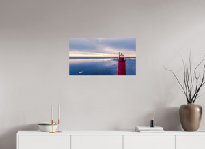 Muskegon Lighthouse on a Stormy Afternoon
