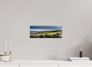 Scenic view of the iconic Spyglass Hill Golf Course along the Monterey Peninsula, captured in fine art photography.