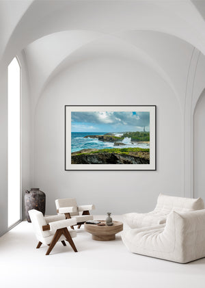 Waves Crashing on the Beach