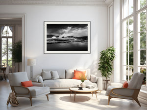 Beach in Black and White