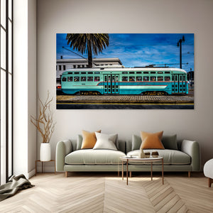 Street Car in San Francisco - Large Print